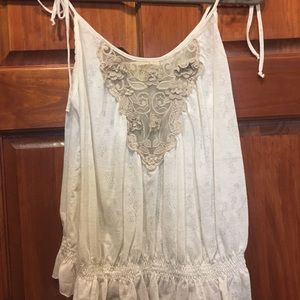 Free People tie strap tank